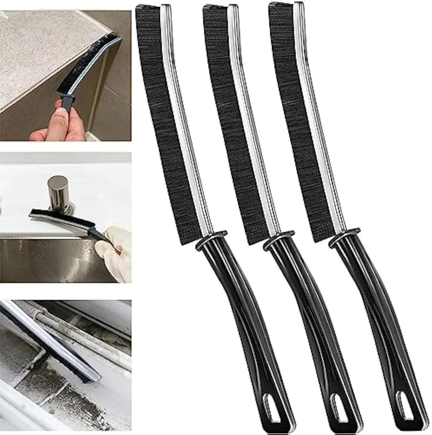 Crevice Cleaning Brush Gap Cleaning Brush for Tile Grout and Window Tracks