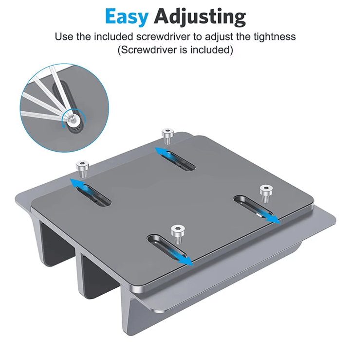 Adjustable Aluminium Vertical Laptop Stand Portable Notebook Support Holder