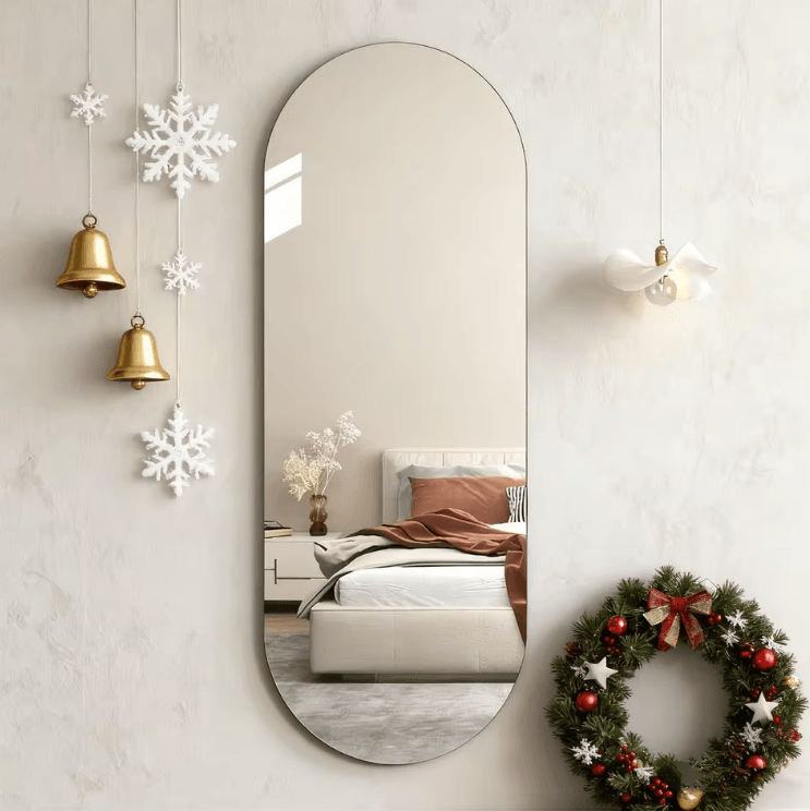 Arched Acrylic Full-Length Mirror – Self-Adhesive Modern Wall Mirror Decor
