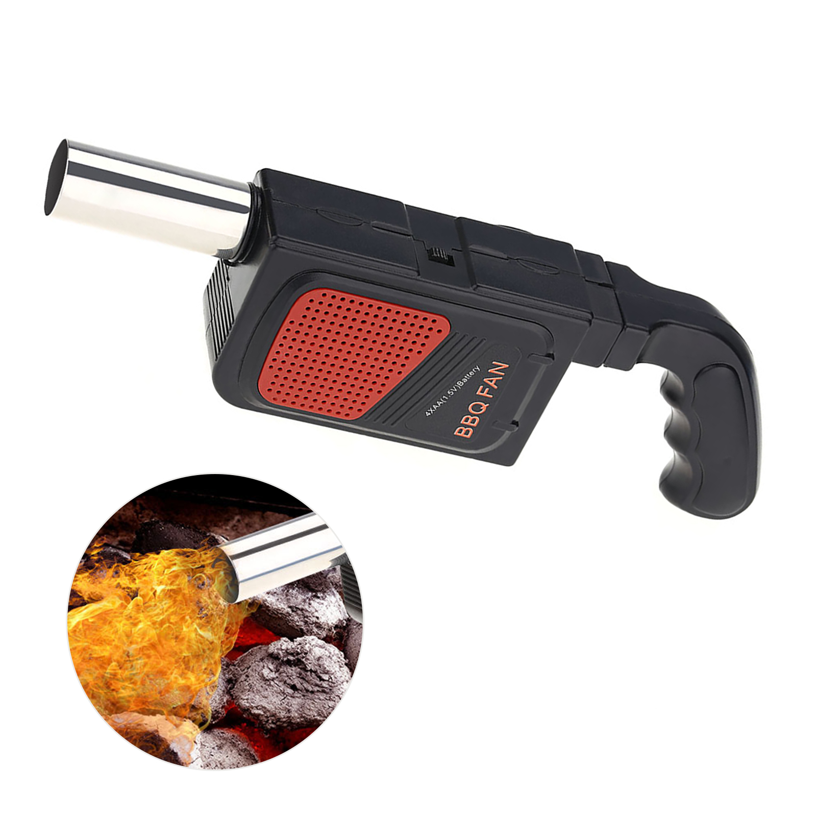 Handheld Electric BBQ Fan Portable Air Blower for Faster Charcoal Ignition