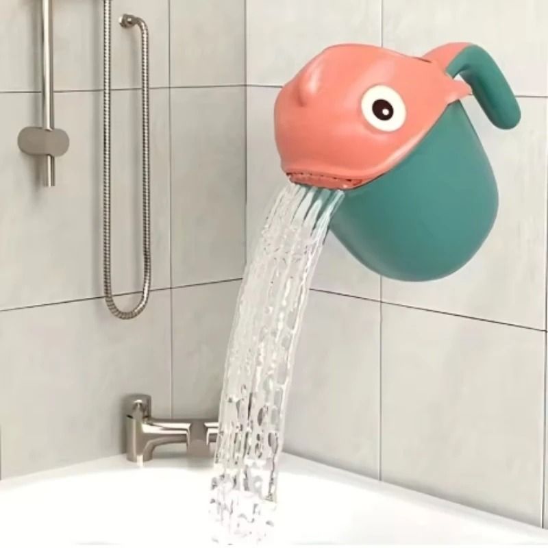 Pediatric Splash-Proof Cartoon Shampoo & Bath Rinse Cup