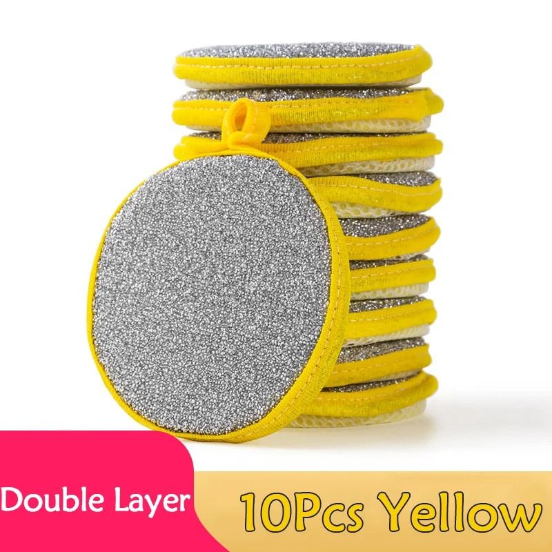 Double Sided Dish Sponge Dishwashing Sponge Set Non Scratch Pan Pot Scrubber