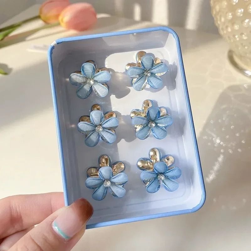 Sweet Opal Garden Mini Flower Hair Claws  10 Piece Set