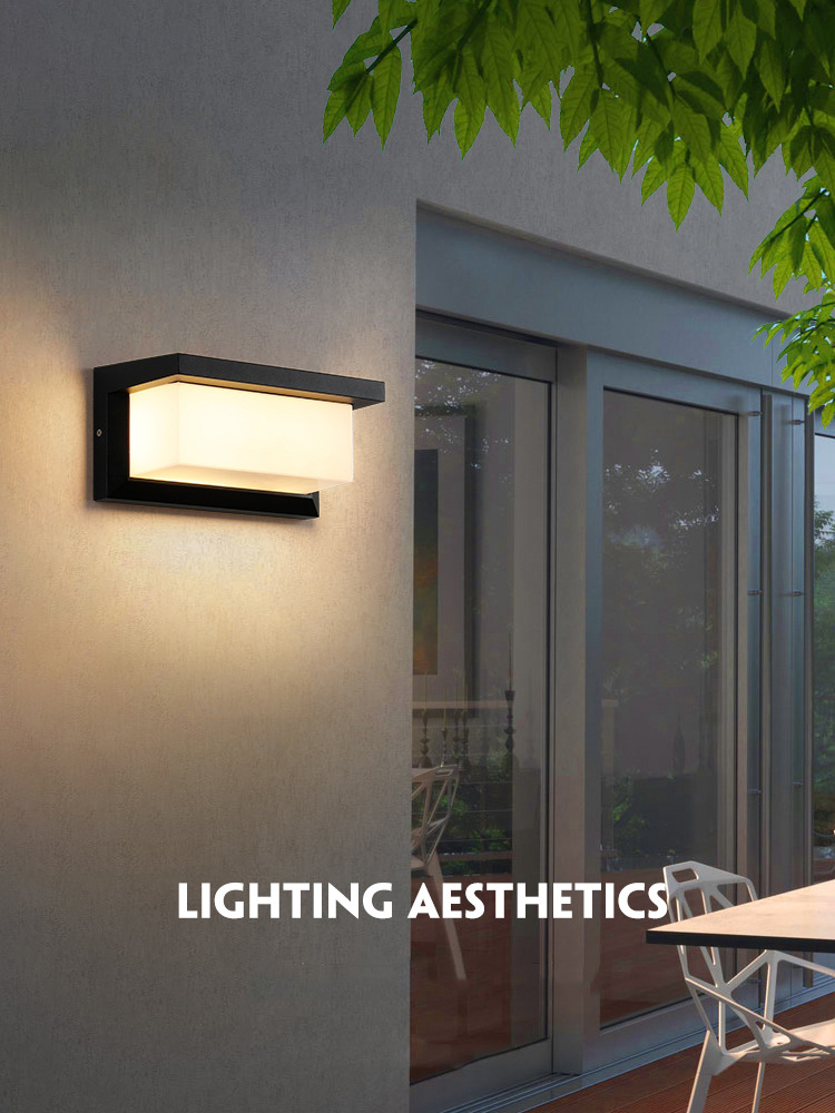 Motion Sensor Led Outdoor Lighting, Waterproof Outdoor Wall Lamp, Porch Lights for Garden and Balcony