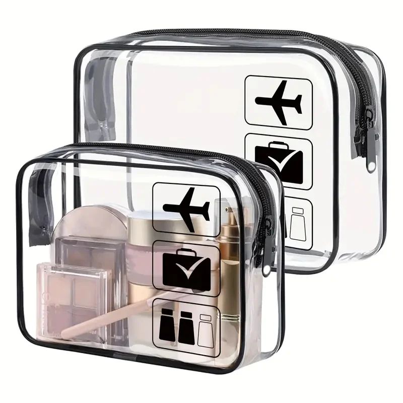 TSA-Approved Clear Travel Toiletry Bag – Leak-Resistant & Durable Quart Pouch
