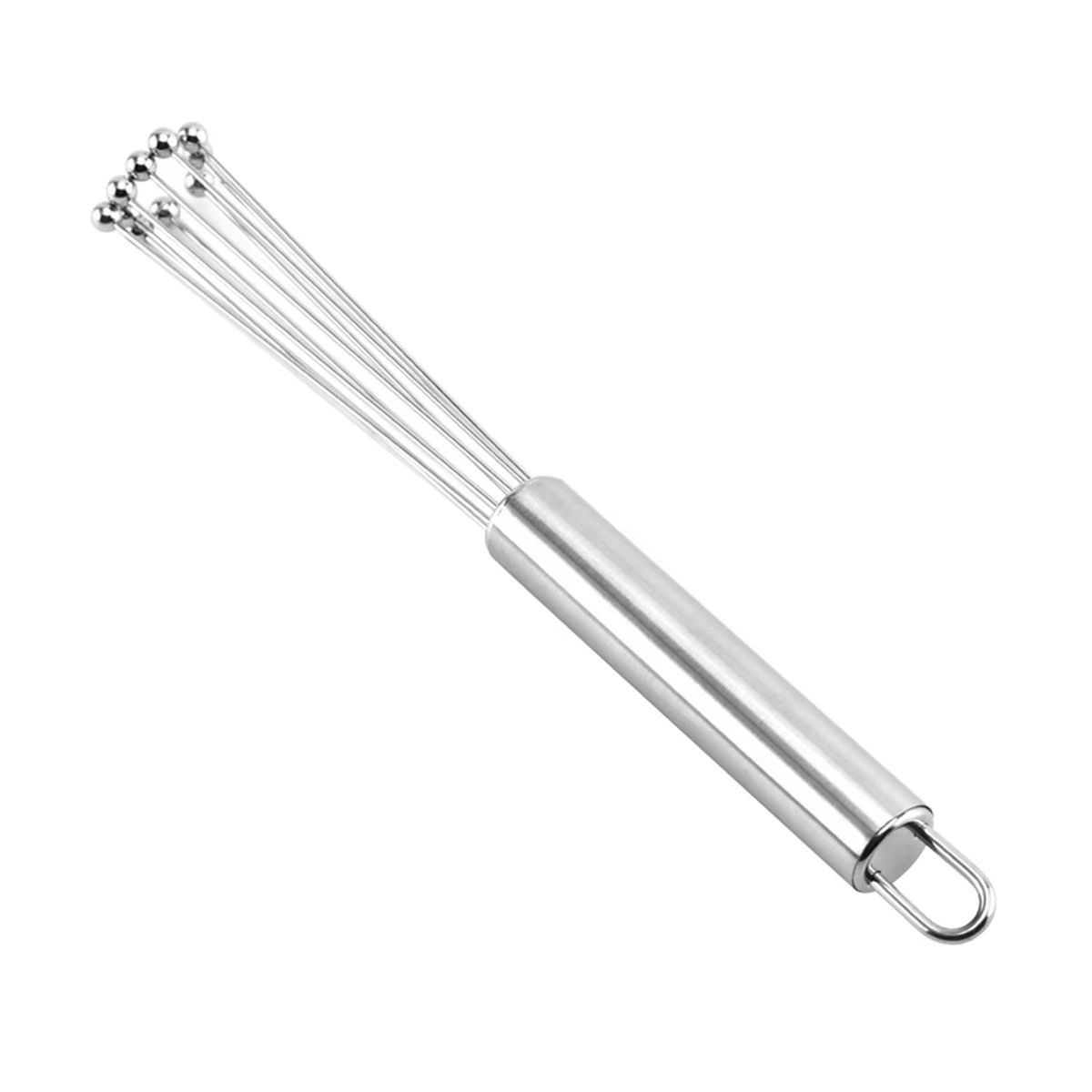 Stainless Steel Ball Whisk Manual Mixer Kitchen Wire Egg Whisk