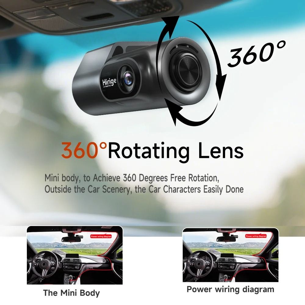 Ultra HD Dash Cam with WiFi Night Vision and GPS