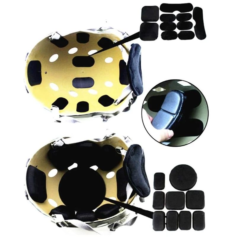 Universal Tactical Helmet Pad Set