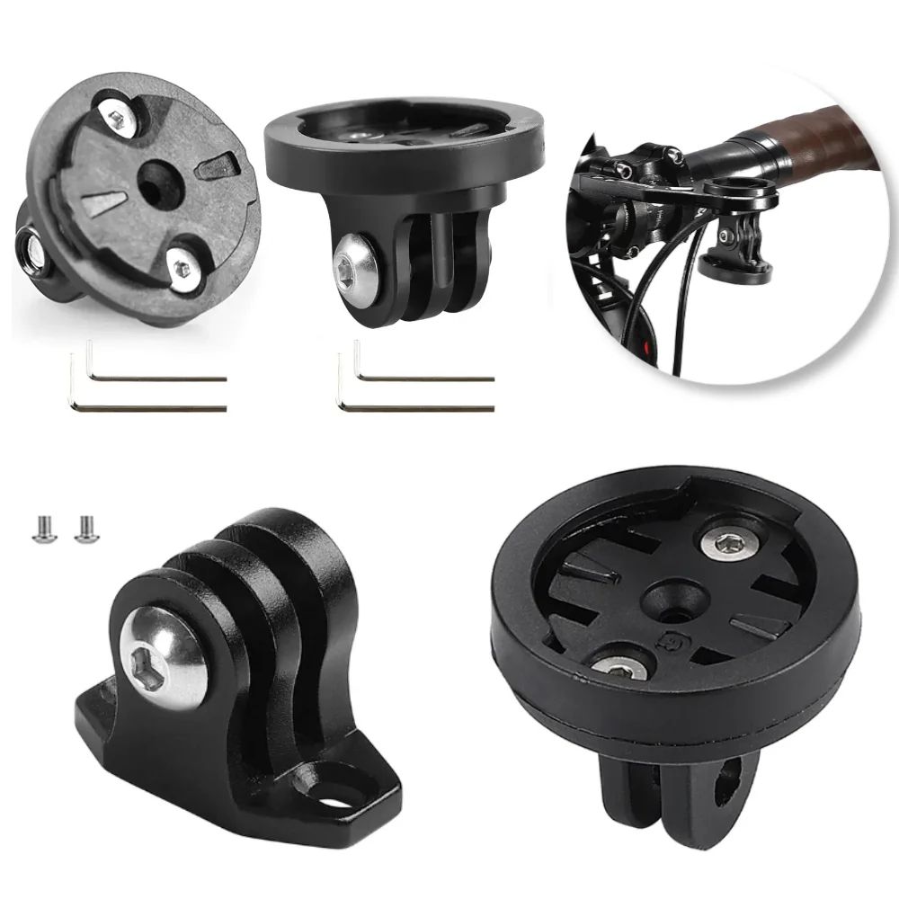 DOMEN Integrated Bike Computer Mount with GoPro & Headlight Adapter