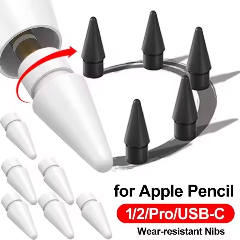 Double-Layer Replacement Pencil Nib for Apple Pencil 1st & 2nd Gen