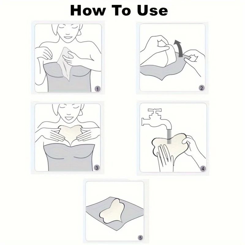 Reusable Silicone Chest Wrinkle Care Patch