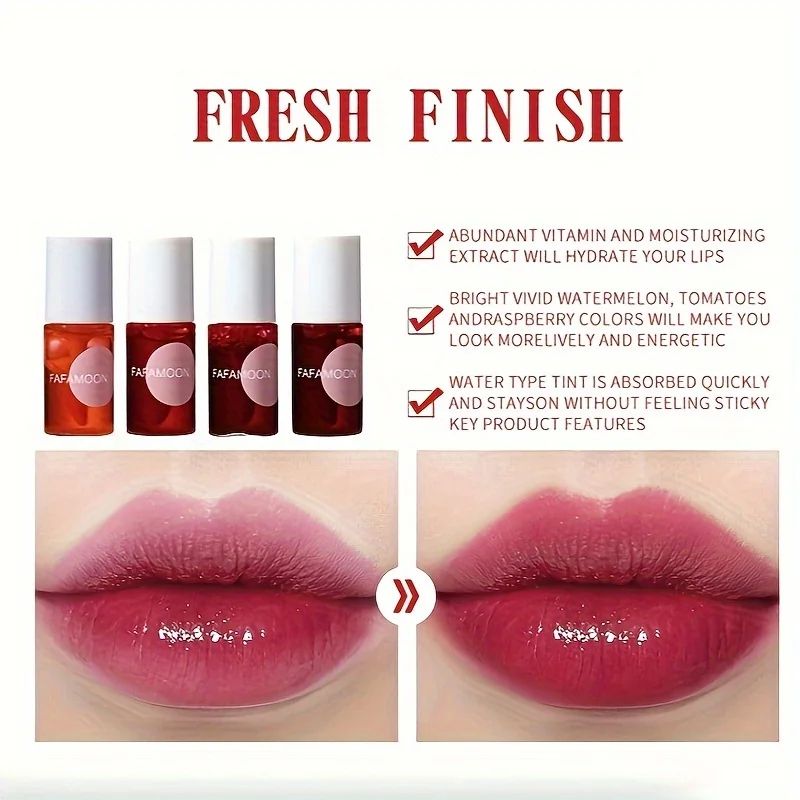 Fruity Lip Tint Water Gloss Long Lasting Hydrating Lip Tint
