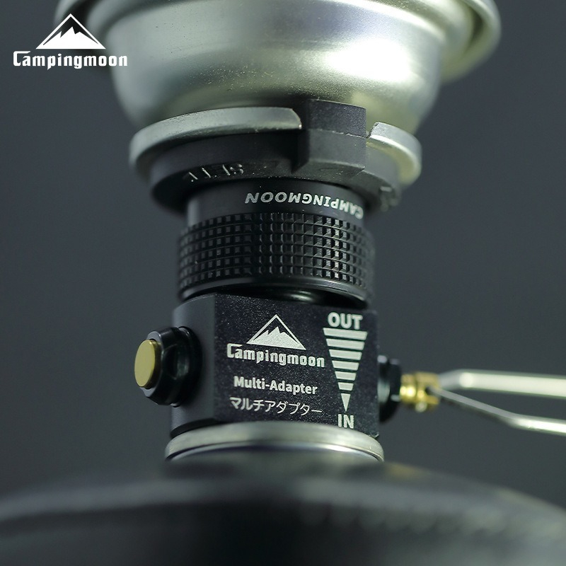 Long Gas Tank to Flat Gas Adapter for High Mountain Stoves & Gas Lamps