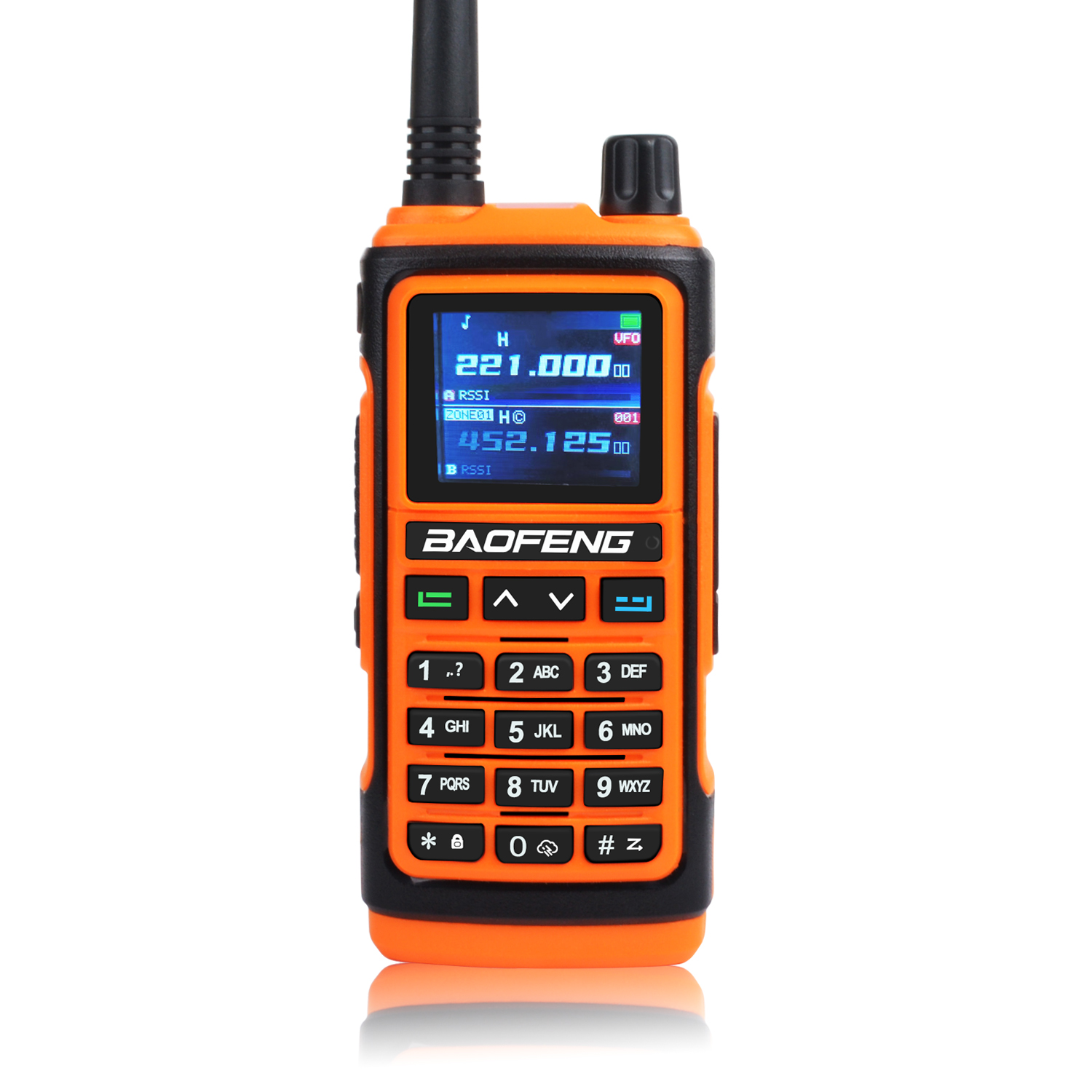 UV Pro GPS Air Band Walkie Talkie Five Bands Receive, Tri-Band Transmit FM Two-Way Radio