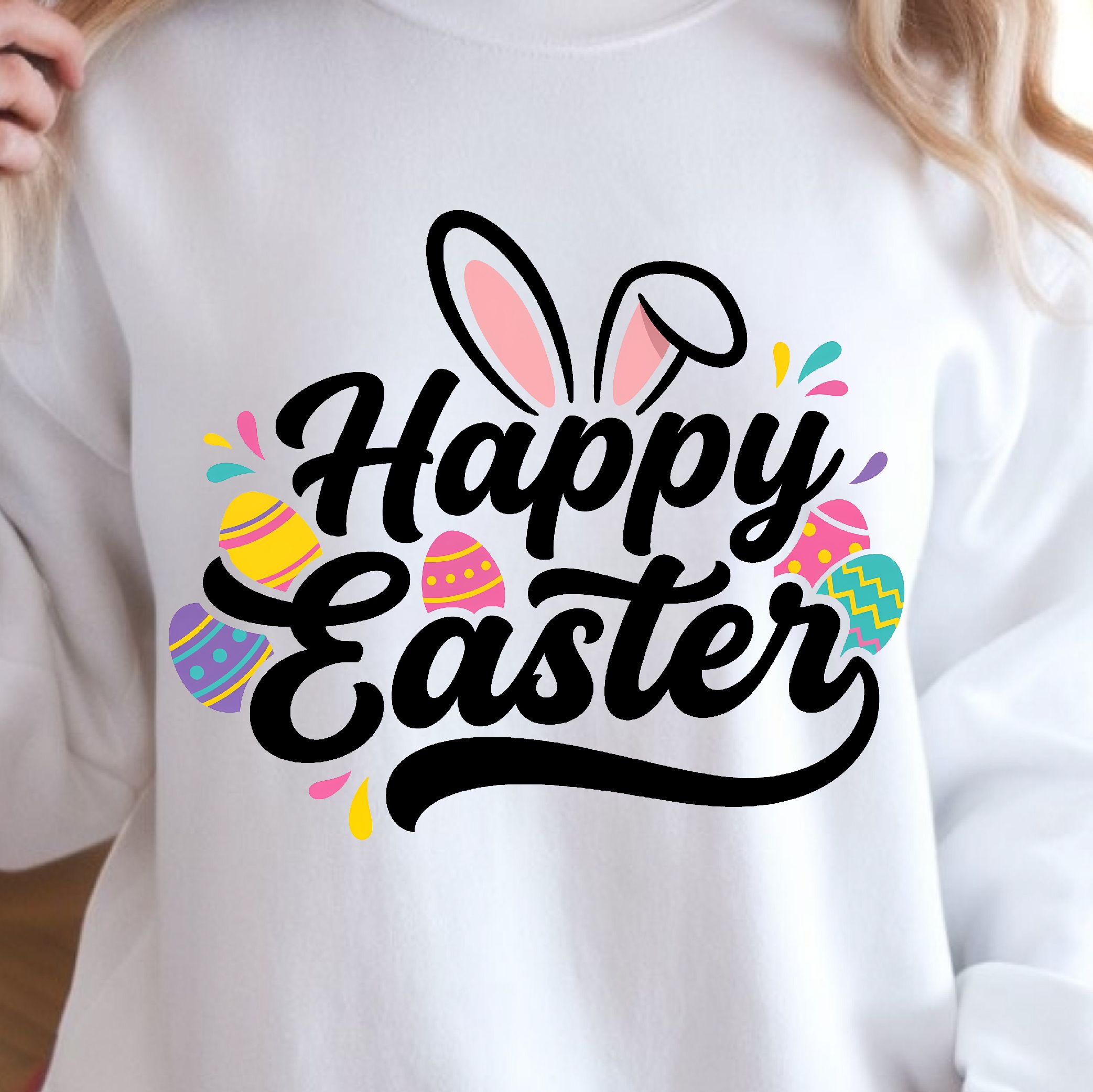 Happy Easter Shirt, Easter Bunny T-Shirt, Cute Easter Tee