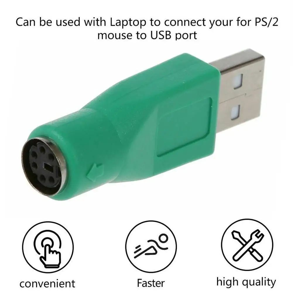 USB to PS2 Keyboard Mouse Adapter