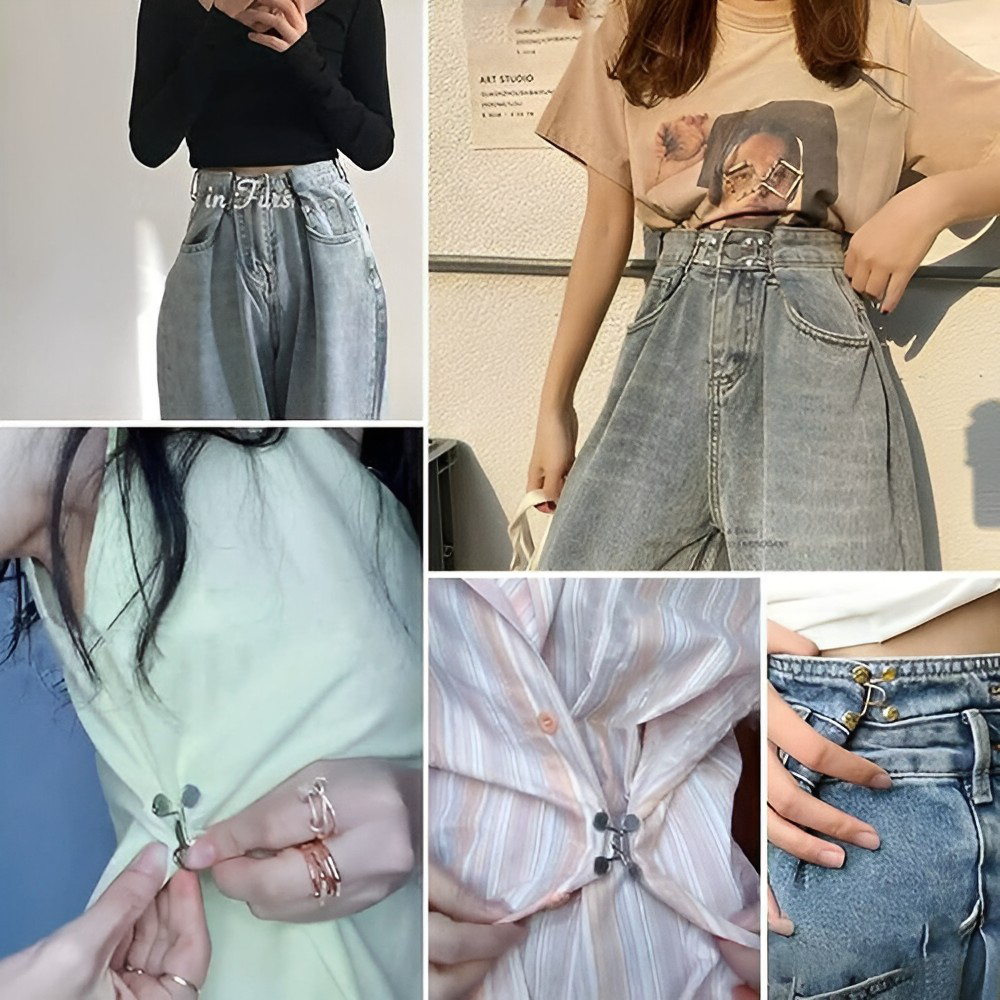 Adjustable No-Sewing Waist Buckles