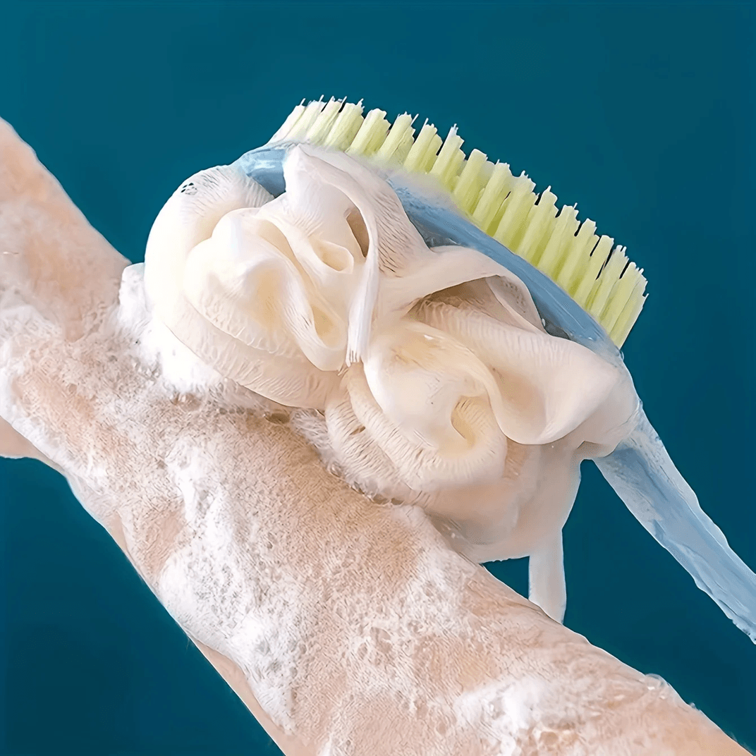 Long Handle Body Scrubber Soft Exfoliating Bath Brush