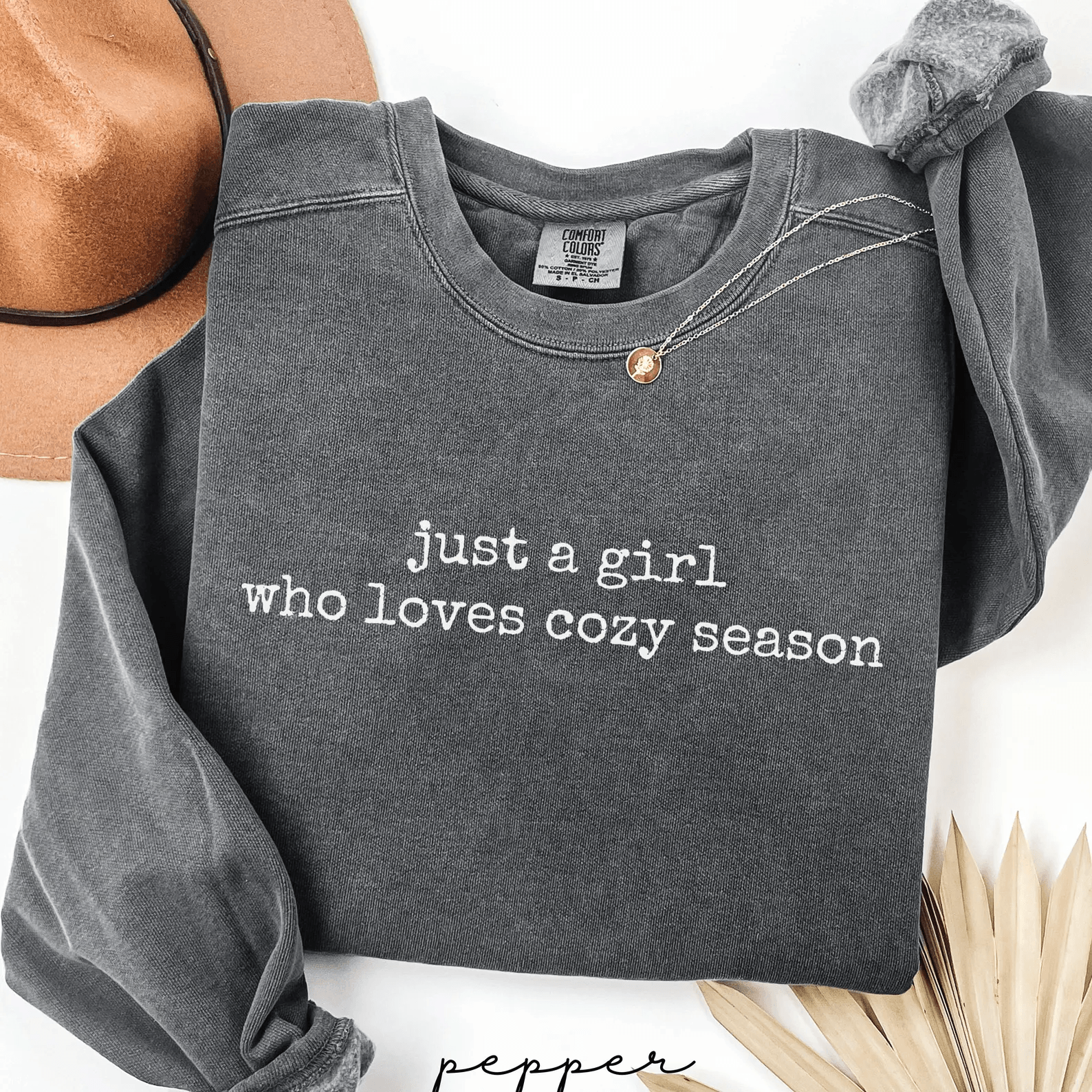 Just A Girl Who Loves Cozy Season Shirt Comfort Colors Fall Shirt Thanksgiving Tee