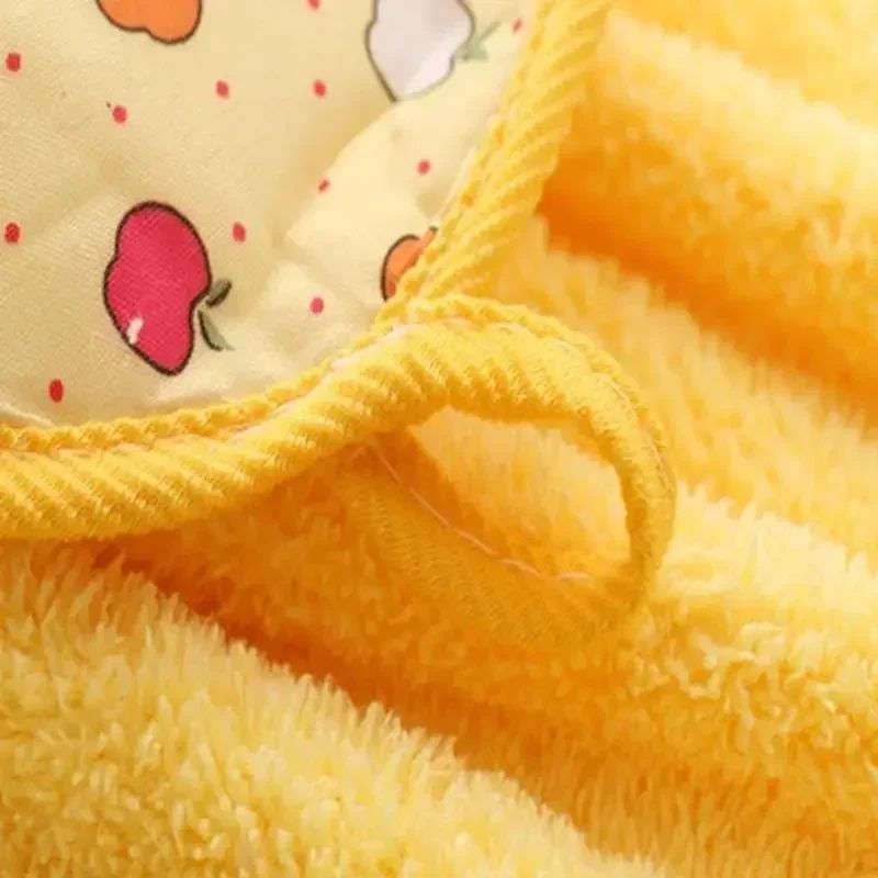 Coral Velvet Soft Hand Towel Absorbent Hanging Kitchen and Bathroom Cloth