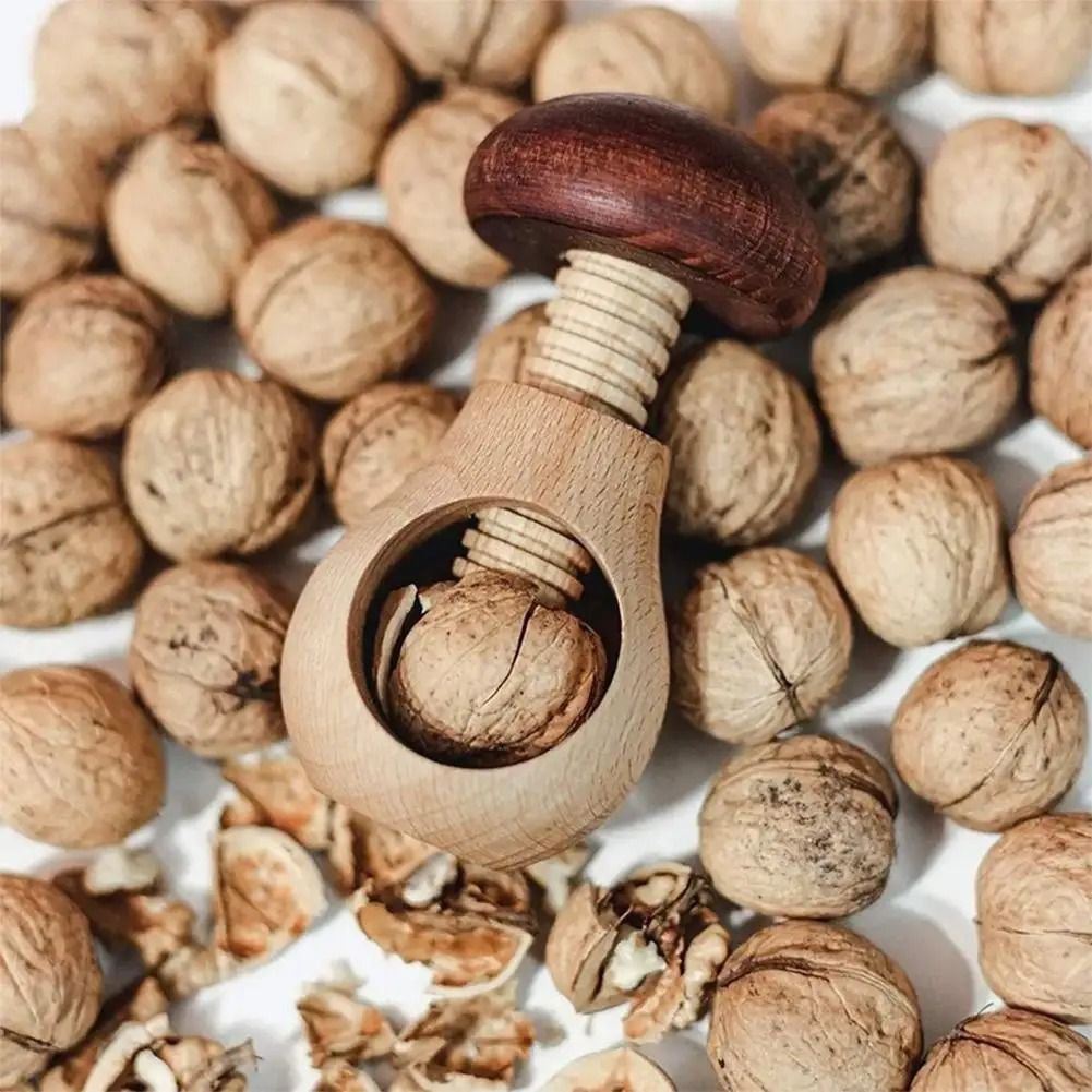 Walnut Cracker Adjustable Mushroom Shape Nutcracker