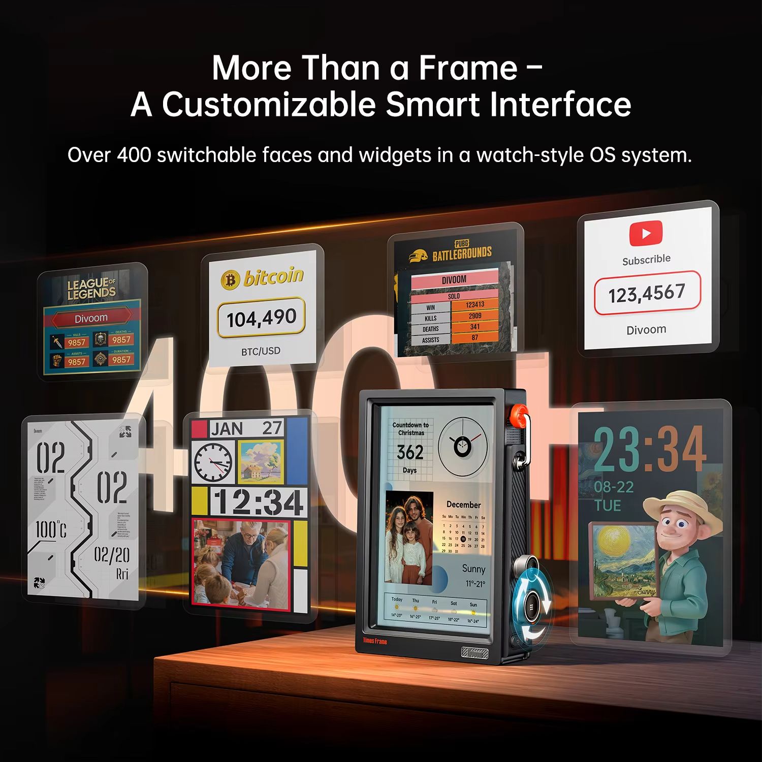 Divoom Times Frame Smart Display – 10.1