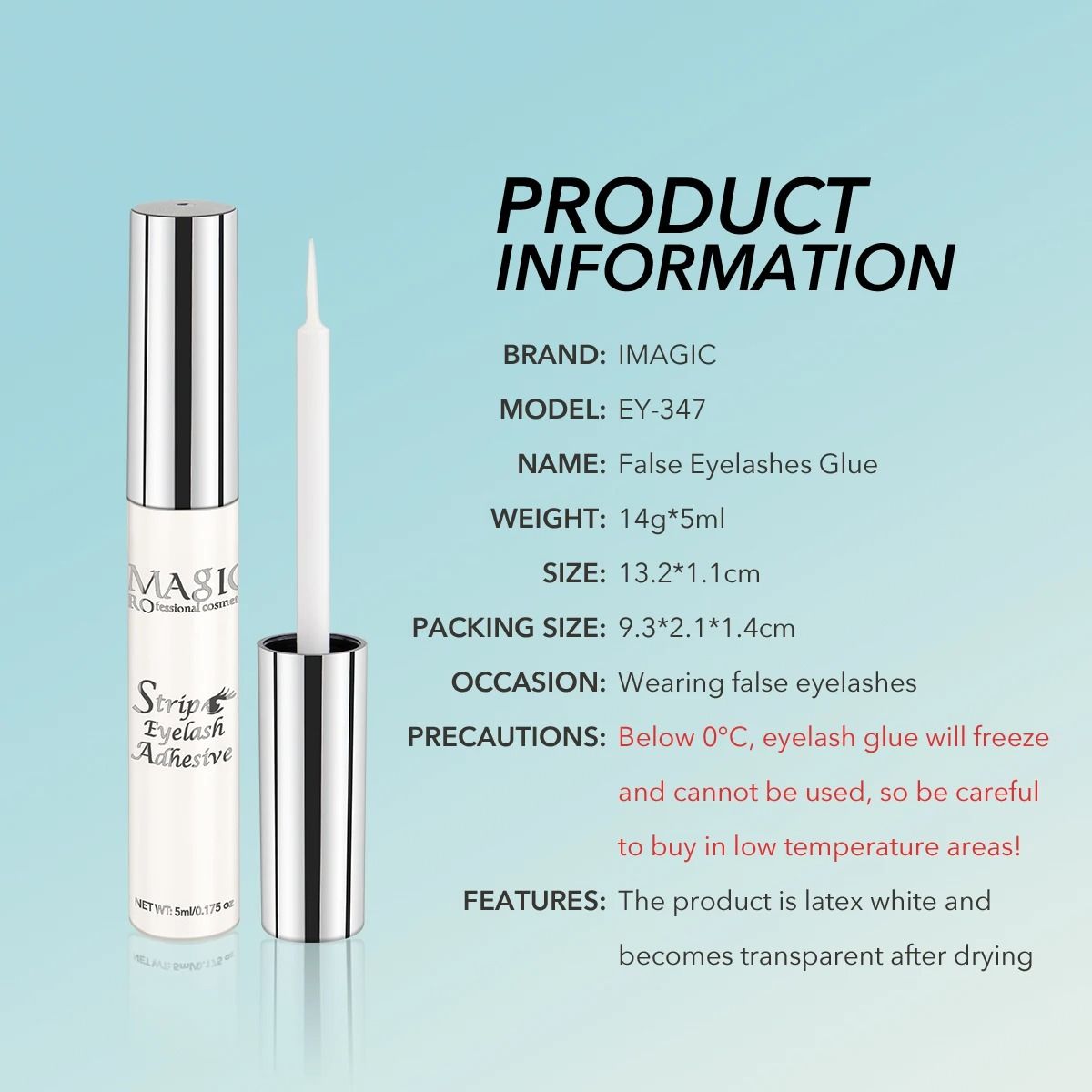 IMAGIC Waterproof False Eyelash Extension Glue