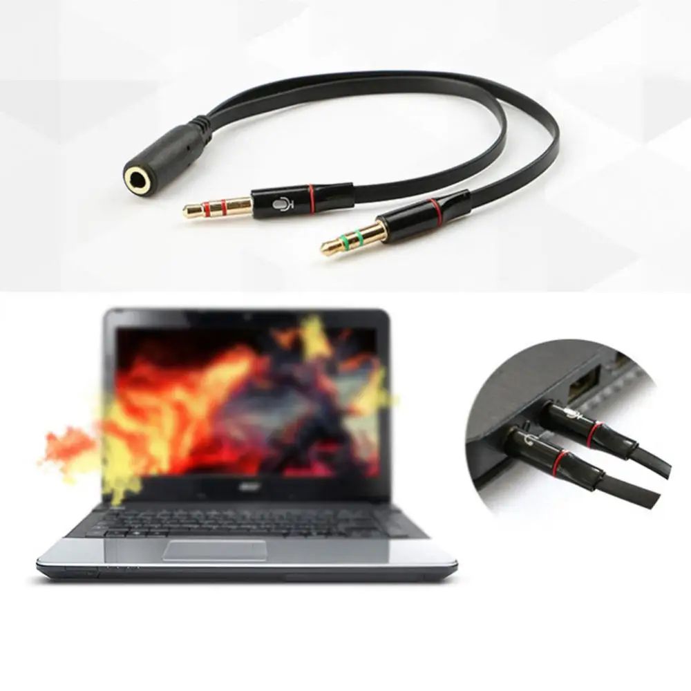 35mm Headphone Audio Splitter Adapter