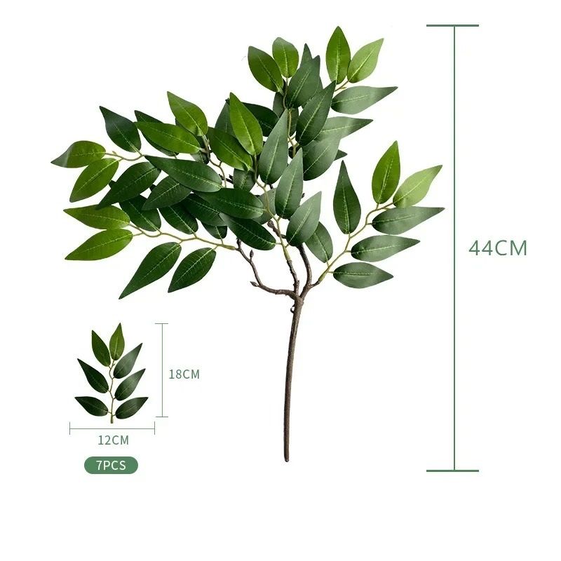 Silver Dollar Artificial Eucalyptus Greenery Stem