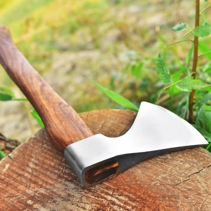 Handmade Steel Tomahawk Axe Integral Hunting Axe