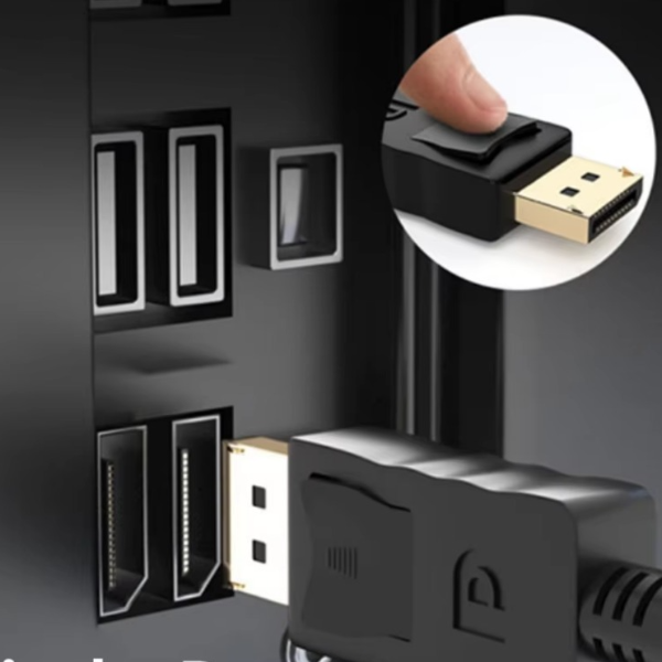 Display Port to VGA Adapter, DP to VGA Cable Converter, Male to Female VGA for Laptop, Computer, Projector, TV