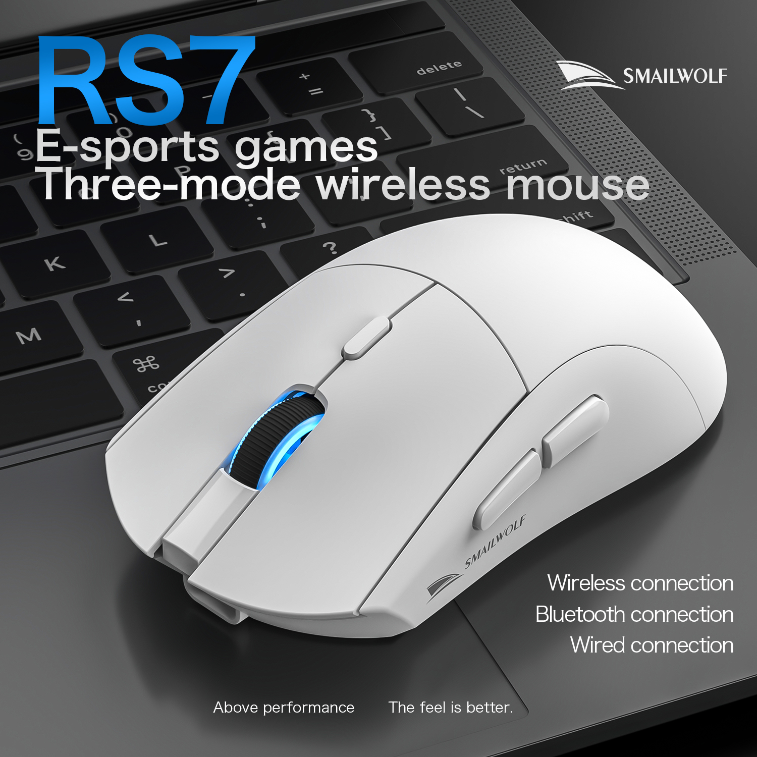 Macro Bluetooth Wireless Gaming Mouse for Laptop, Desktop, and Office Use