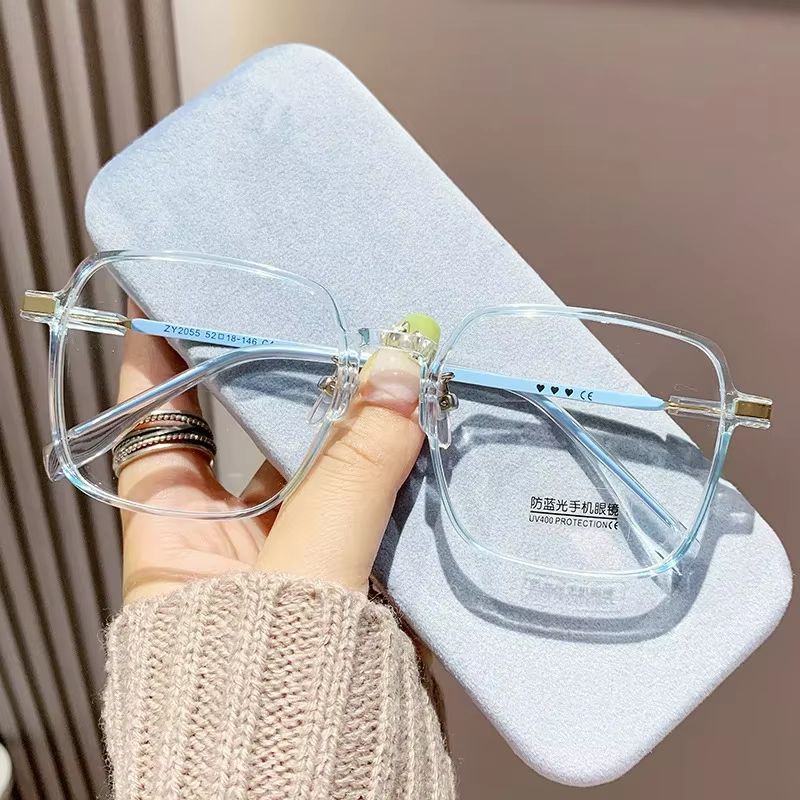 High-Definition Anti-Blue Light Reading Glasses Transparent Frame Unisex Eyewear
