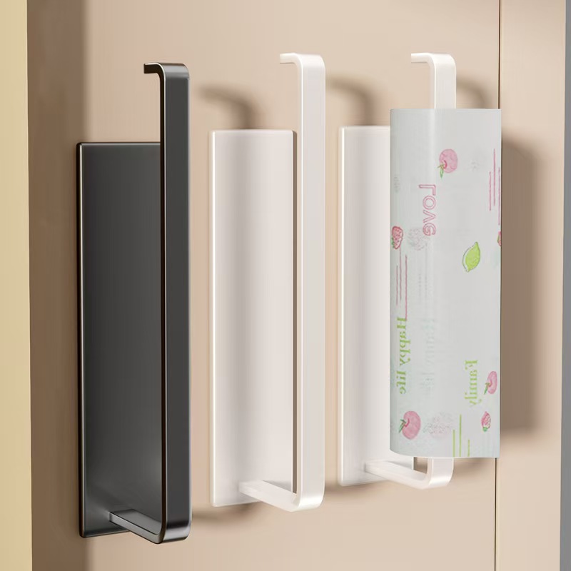 Magnetic Paper Towel Holder No Drill Fridge and Wall Mounted Kitchen Organizer