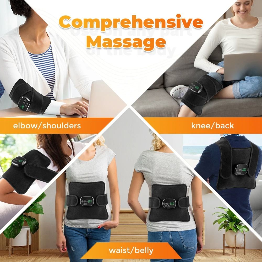 Infrared Knee Massage Pad with Heat Vibration and Air Compression