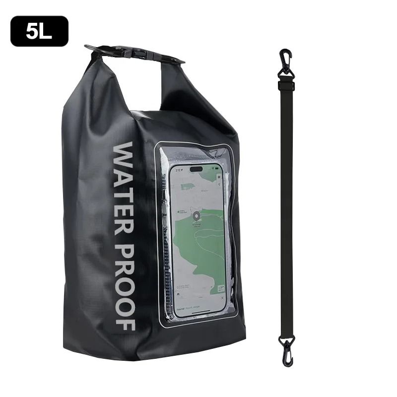 Touch Screen Transparent Dry Bag Backpack 2L and 5L