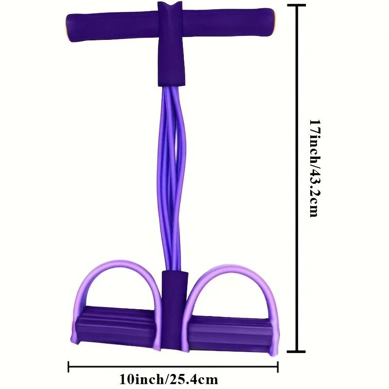 Portable Pedal Puller Resistance Band Sit Up Assist Fitness Trainer