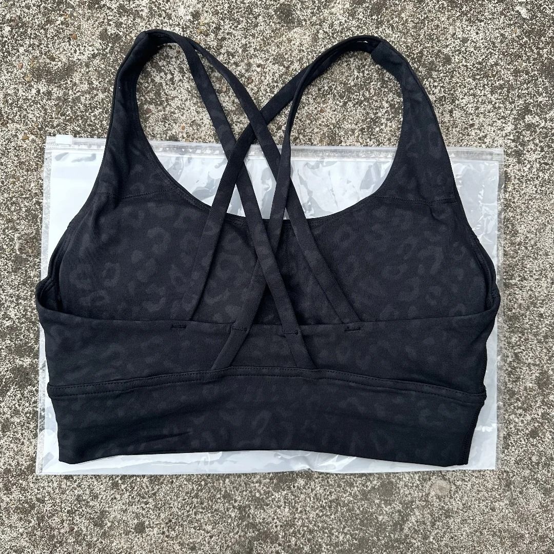 PowerCross High Strength Fitness Bra Cross Back Padded Top