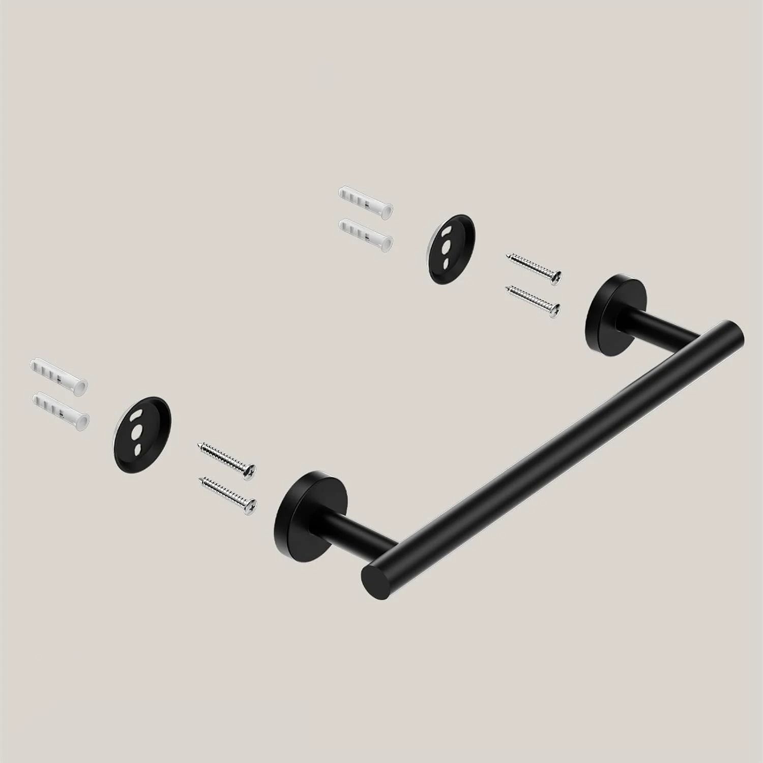 Stainless Steel Towel Bar – Sleek Wall-Mounted Bathroom Holder