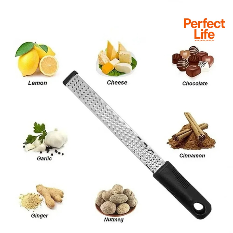 Stainless Steel Cheese Grater Peeler with Sharp Blade, Manual Vegetable and Lemon Grater, High Quality Kitchen Tool