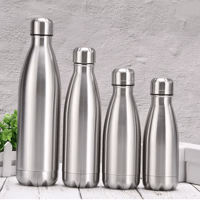 Stainless Steel Water Bottle for Sports Travel and Daily Use