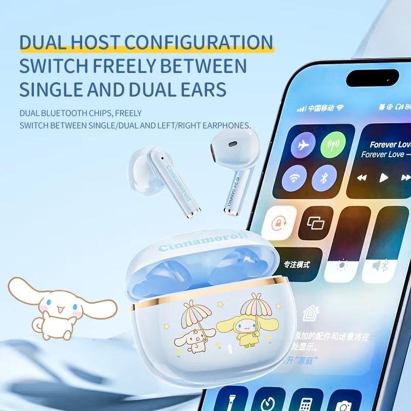 BL65 Bluetooth 5.4 HiFi Wireless Earbuds with Touch Control