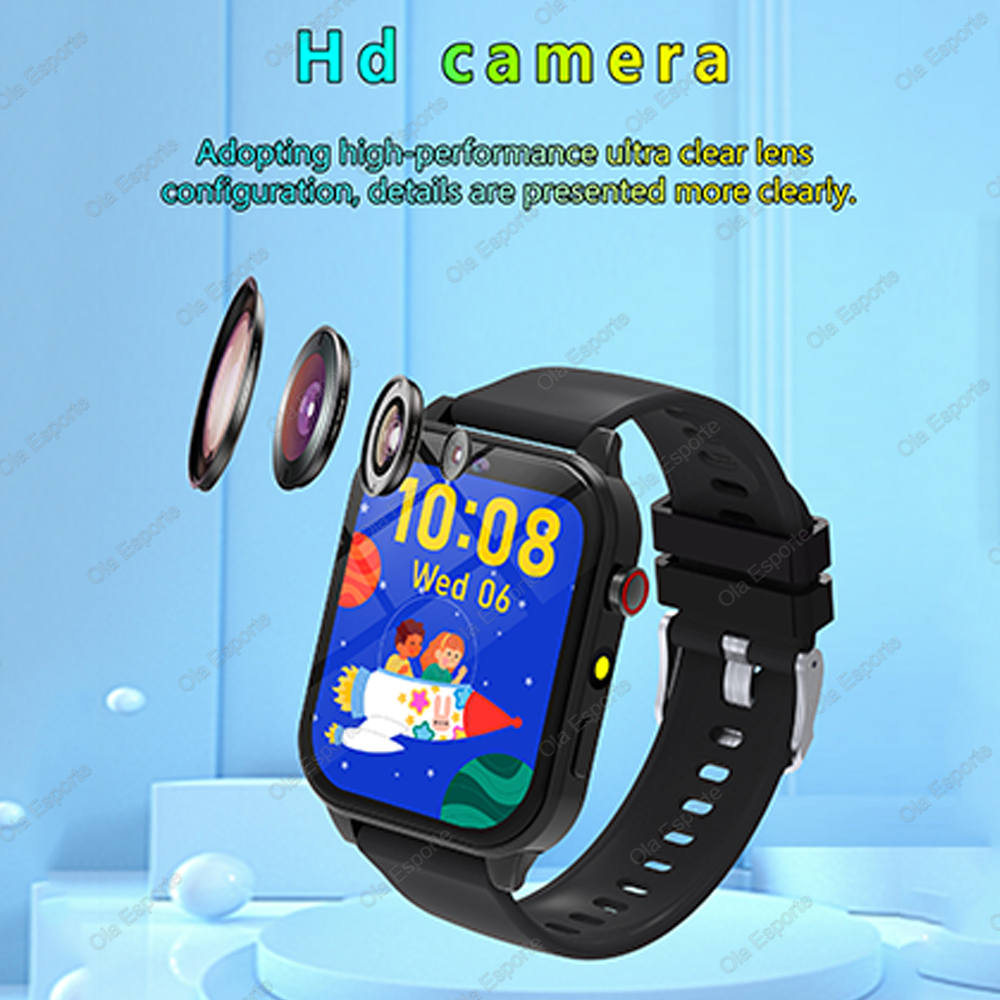 Kids Smart Watch with Display Camera Games Sleep Monitor Alarm Clock Gift for Boys Girls
