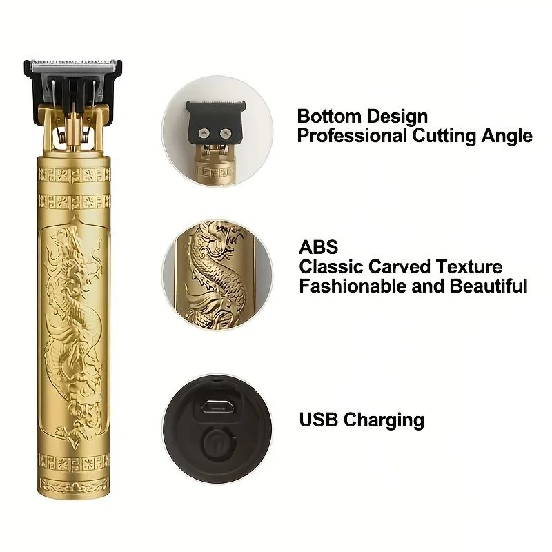 Wireless USB Rechargeable Hairdressing Kit and Beard Trimmer Set