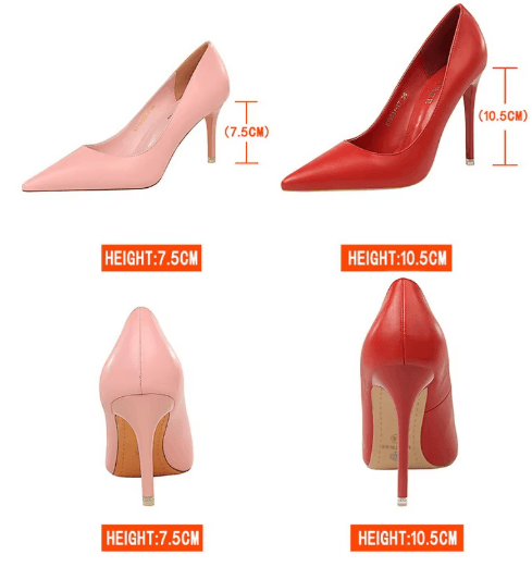 BIGTREE 2026 Classic Pointed Toe Stiletto Pumps – Wedding & Party High Heels