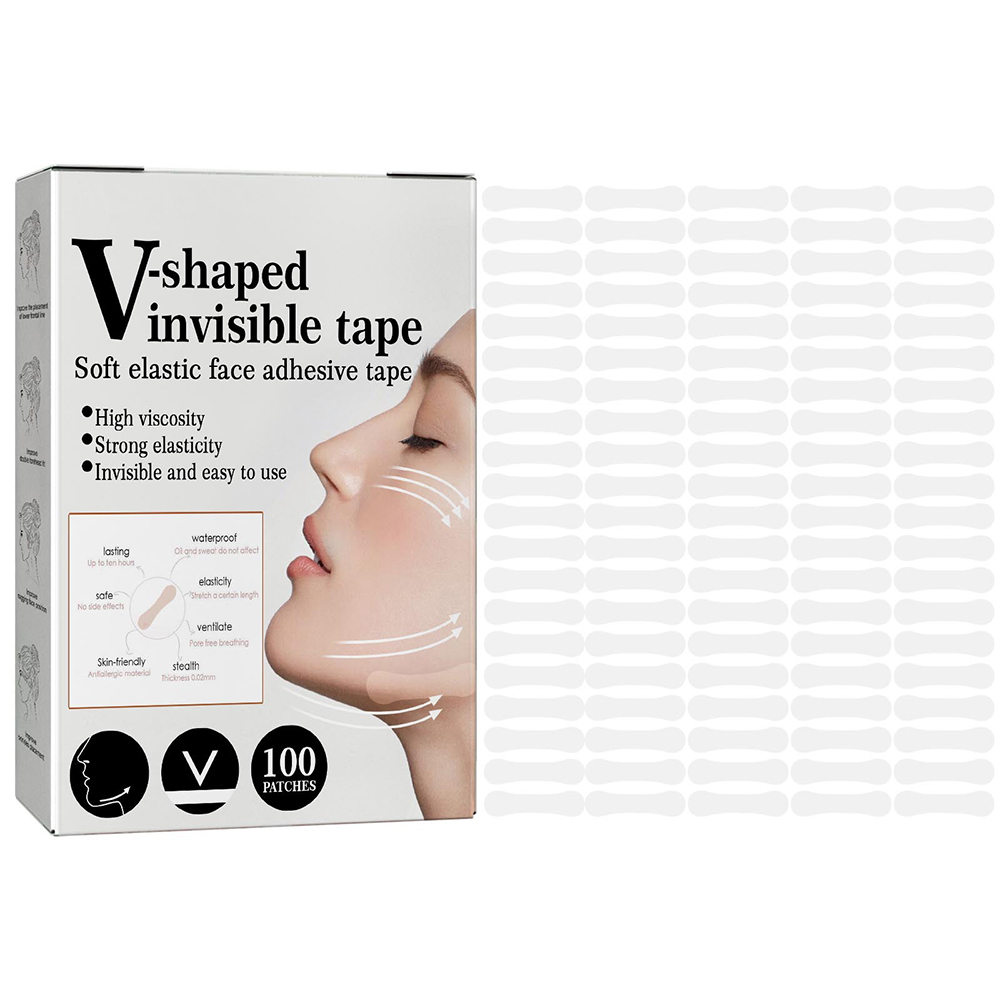 Thin Face Sticker Invisible Face Lift Patch, Breathable Anti-Wrinkle Chin Lift Patch for Skin Care