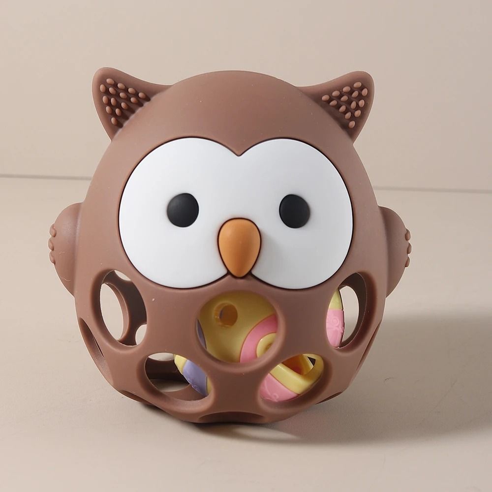 Hoot-Soothe Silicone Owl Teething Mitten