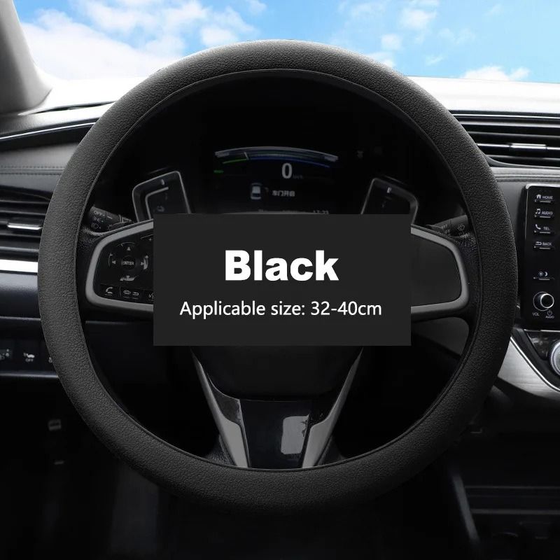 Universal Silicone Steering Wheel Cover Soft Elastic Grip