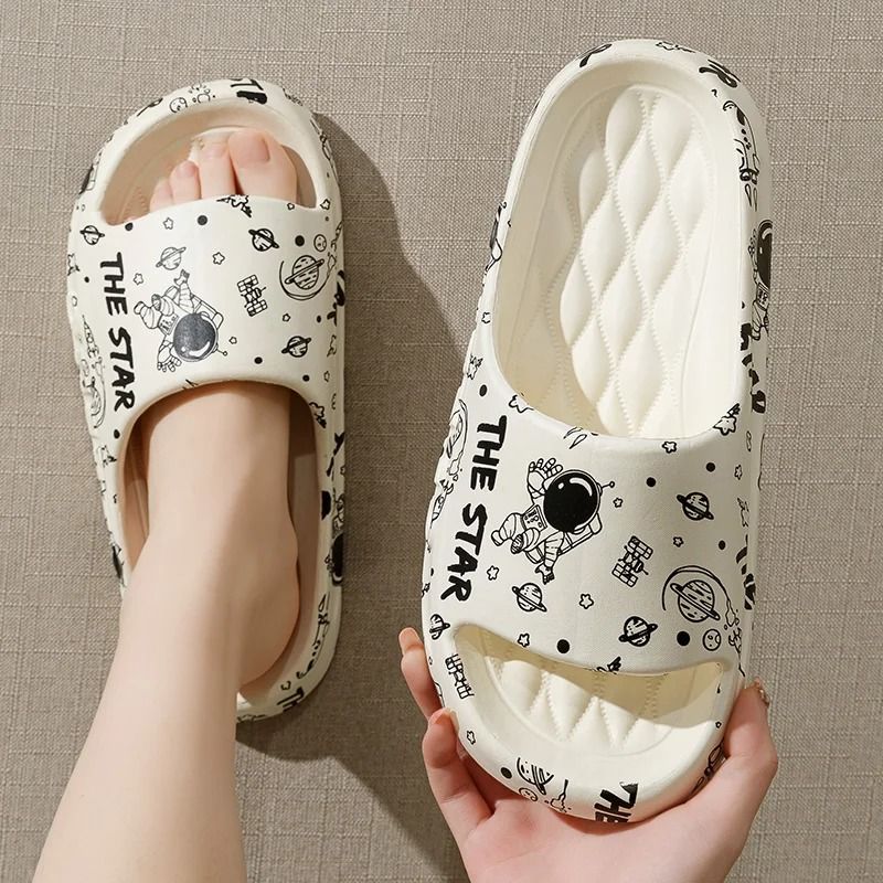 Women Summer Outdoor Indoor Non Slip Slippers Bathroom Shower Casual Household Slides