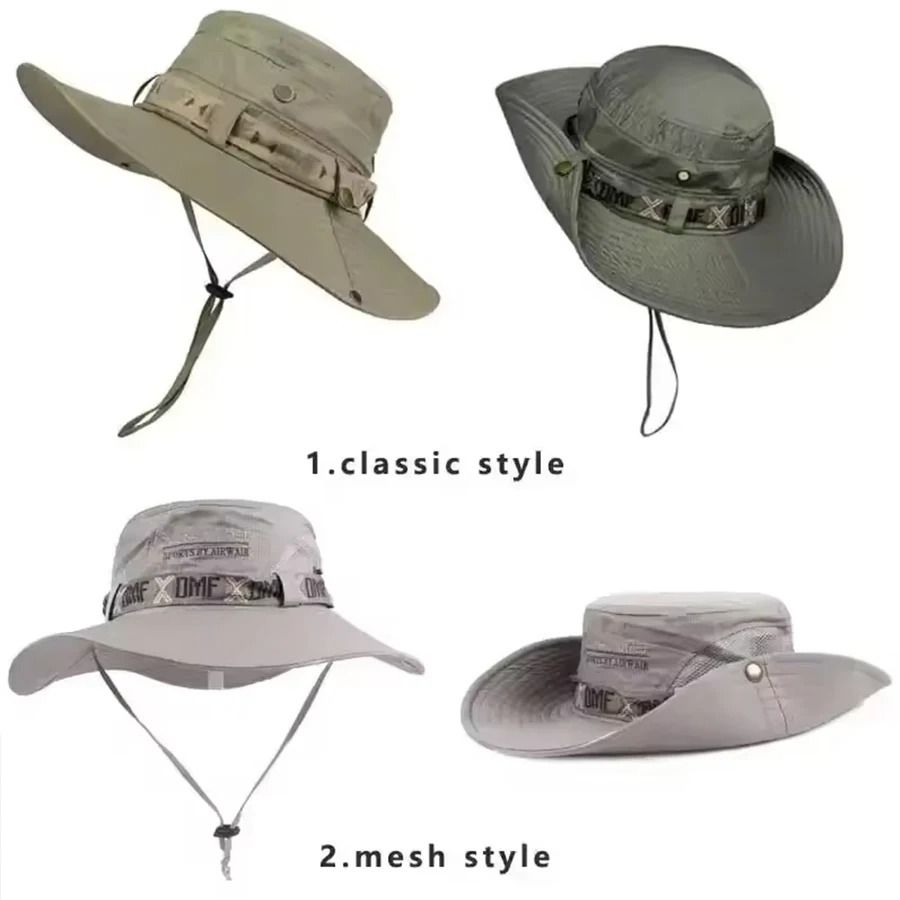 Adventure-Ready Wide Brim Safari Sun Hat